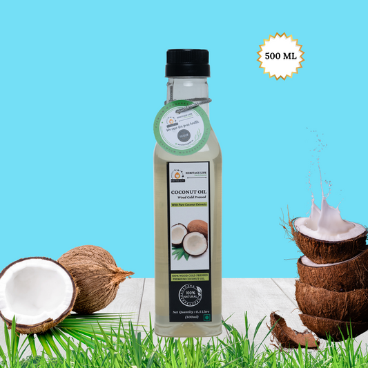 Wood Cold Pressed Coconut Oil - 500 ml